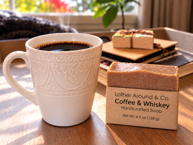 Coffee & Whiskey Handcrafted Soap