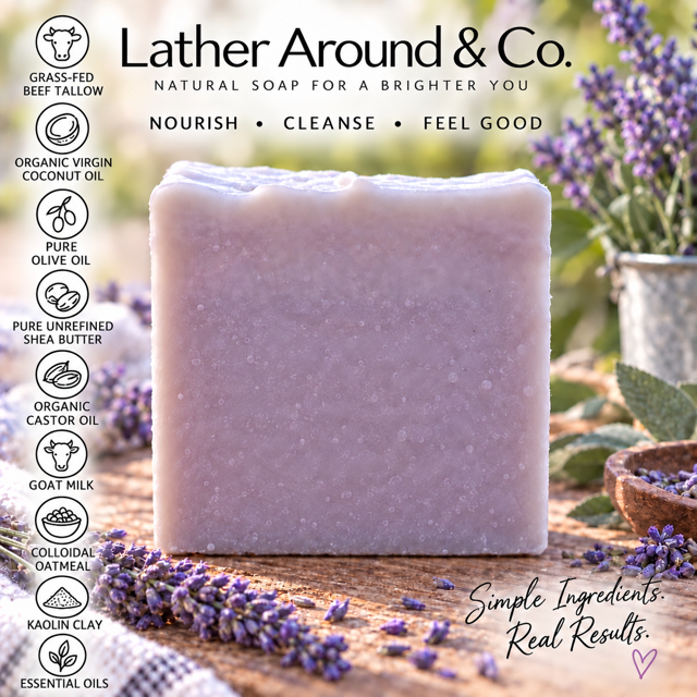 Lavender Fields Beef Tallow Soap