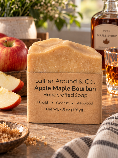 Apple Maple Bourbon Handcrafted Soap