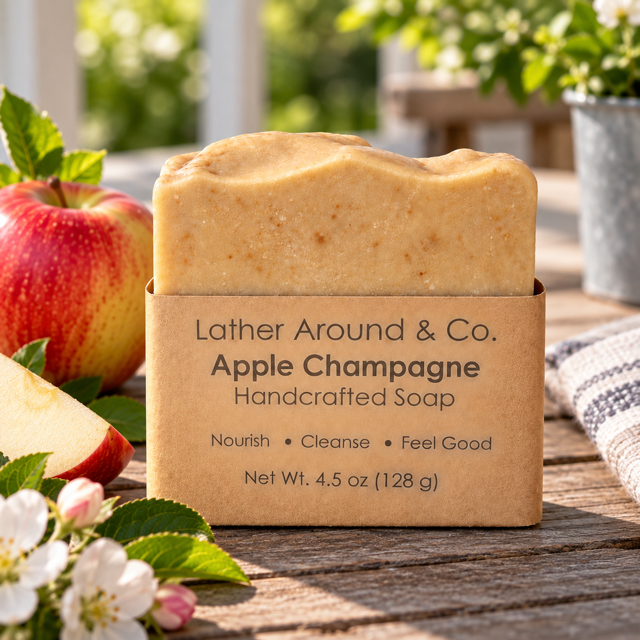 Apple Champagne Handcrafted Soap