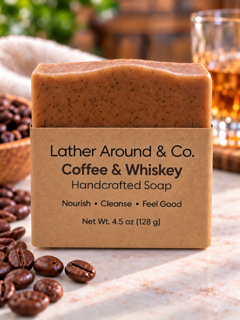 Coffee & Whiskey Handcrafted Soap