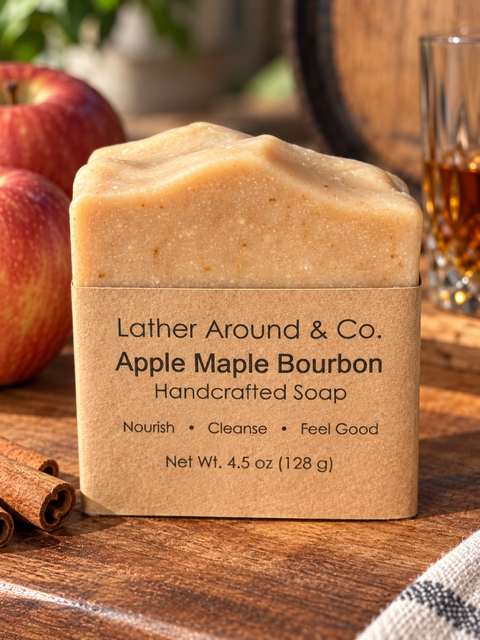 Apple Maple Bourbon Handcrafted Soap