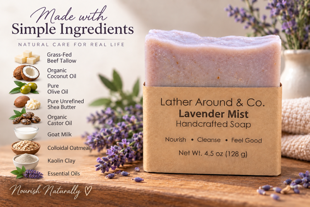 Lavender Mist Handcrafted Soap