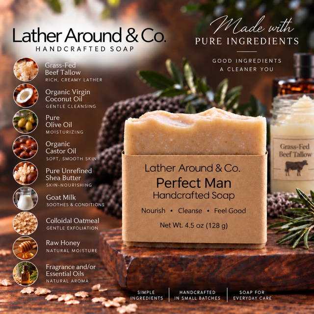 The Perfect Man Handcrafted Soap