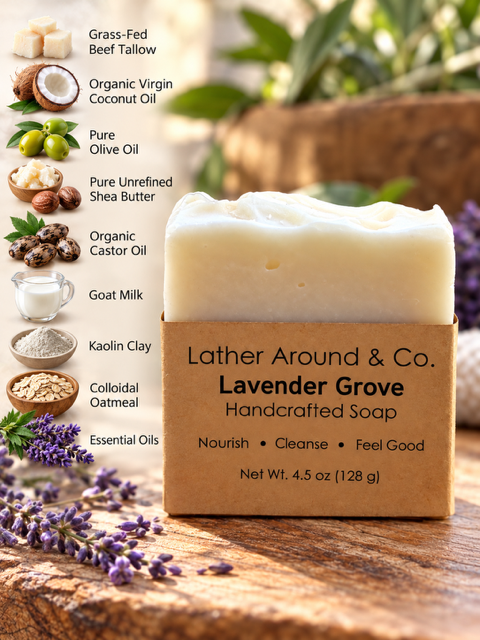 Lavender Grove Handcrafted Soap
