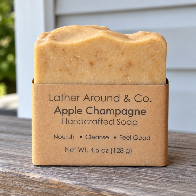 Apple Champagne Handcrafted Soap
